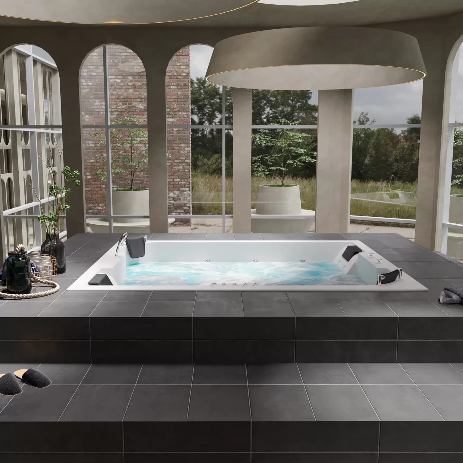 4 Kişilik Spa Jakuzi 195 × 250 H90 — Spa Jakuziler