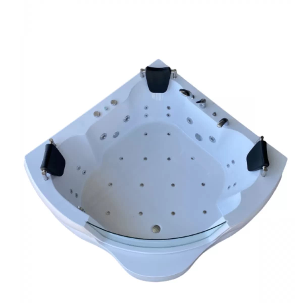 Köşe Oval Camlı Jakuzi 170 X 170 H 65 — Tüm Jakuziler