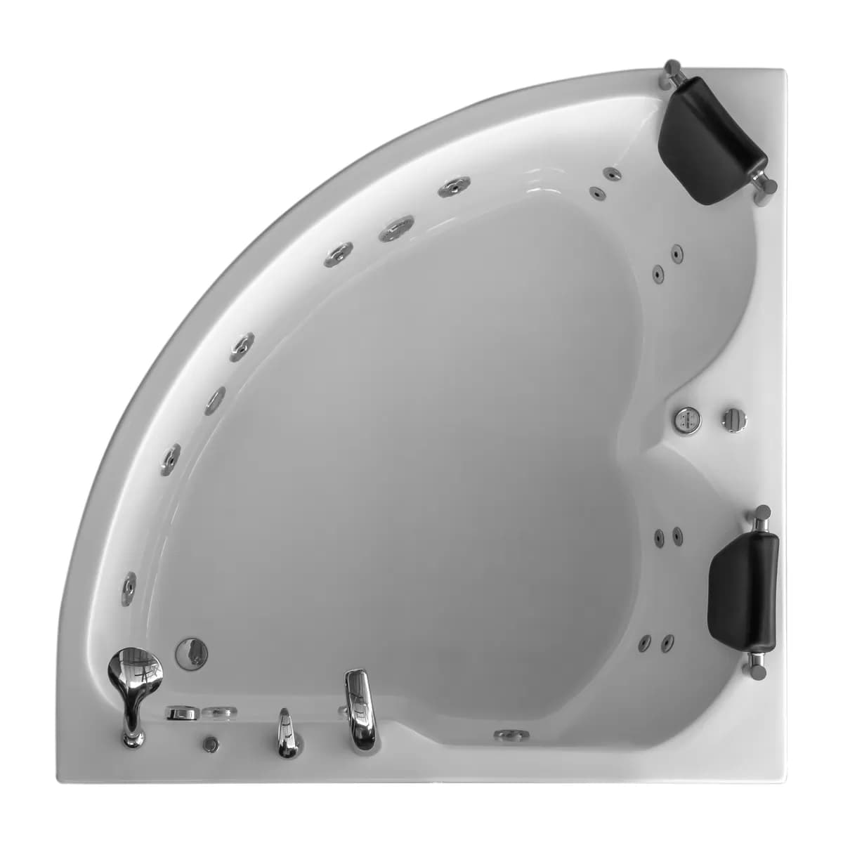 Köşe Oval Jakuzi 150 X 150 H 60 — Çift Kişilik Jakuziler